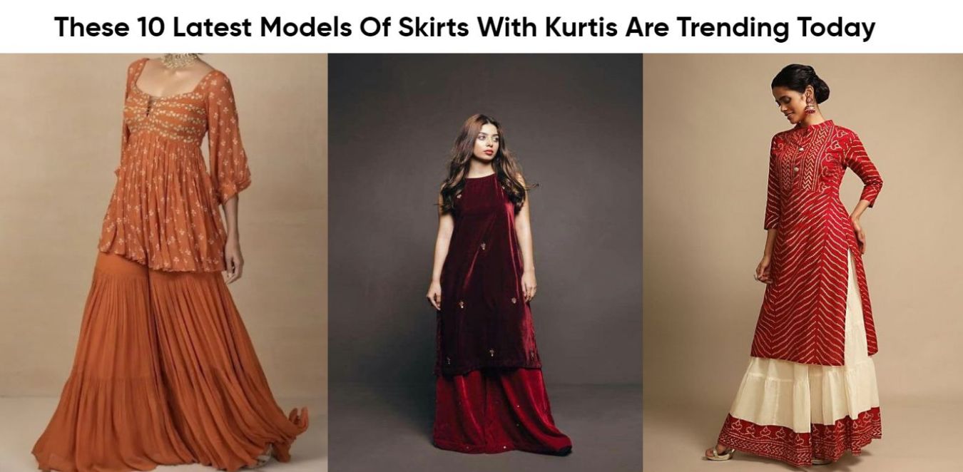 These 10 Latest Models Of Skirts With Kurtis Are Trending Today